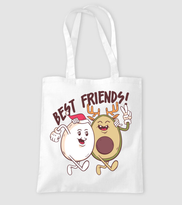 Cei mai buni prieteni vegan model alb pe tricou