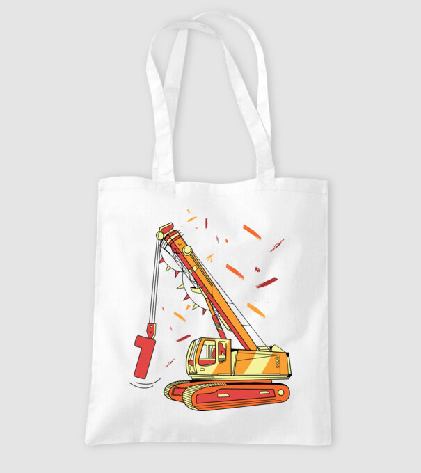 Prindere 1st Birthday model alb pe tricou