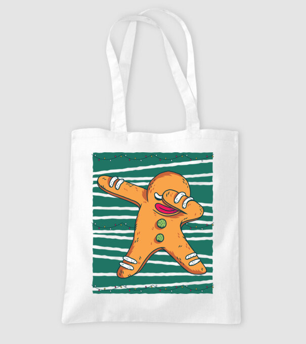 Turtă dulce DAB Crăciun model alb pe tricou
