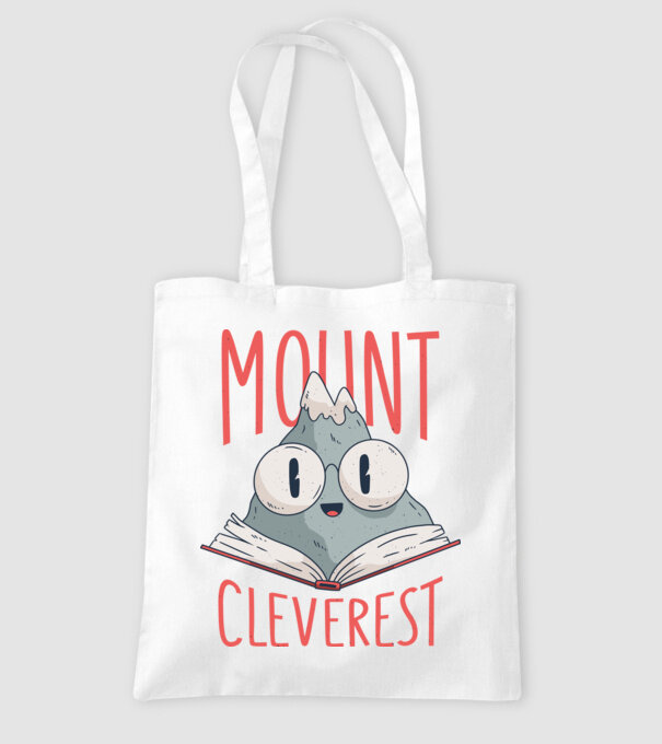 Tricou Mount Cleverest model alb pe tricou