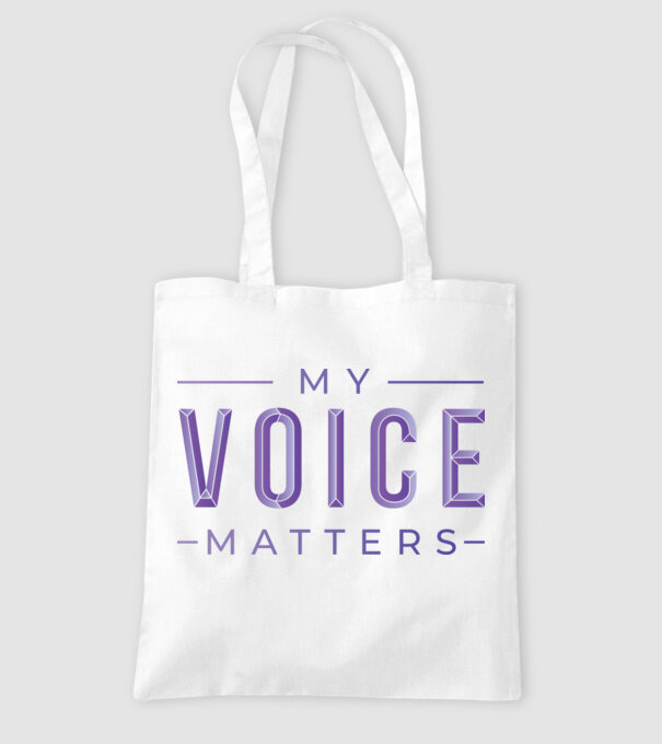 My Voice Matters de Ziua Femeii model alb pe tricou