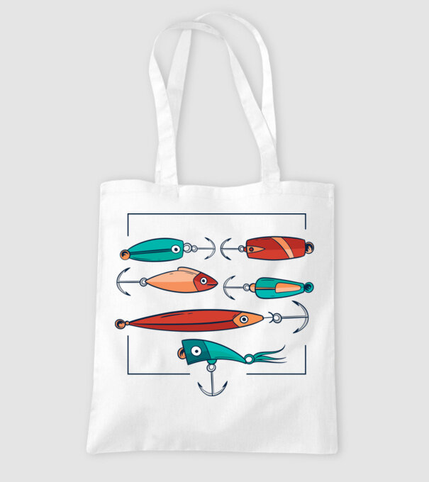 Pescuit la trena Momeli model alb pe tricou