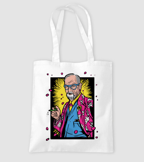 Sigmund Freud Filozof model alb pe tricou