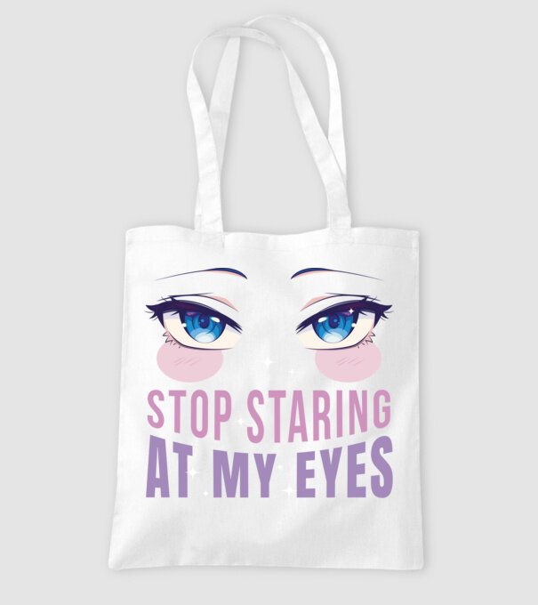 Ochi sexy Anime model alb pe tricou
