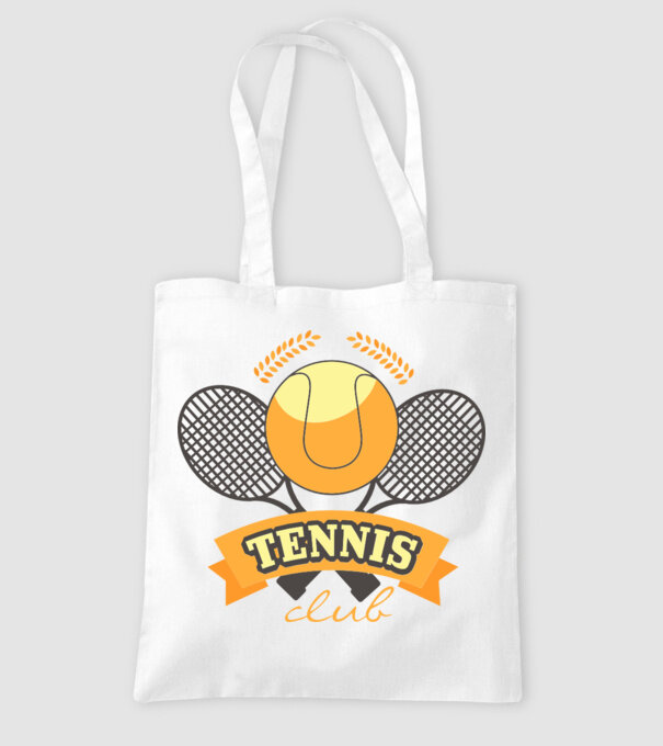 Tennis Club model alb pe tricou