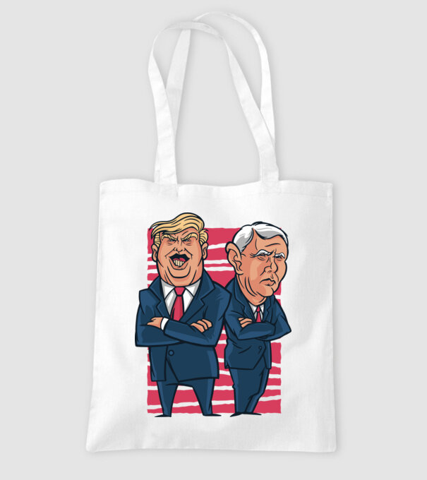 Trump Pence USA model alb pe tricou