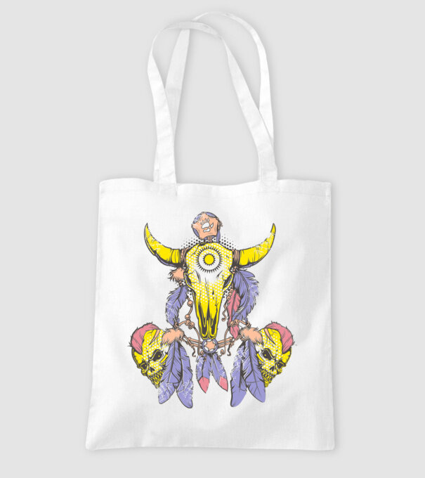 Hunter Talisman model alb pe tricou