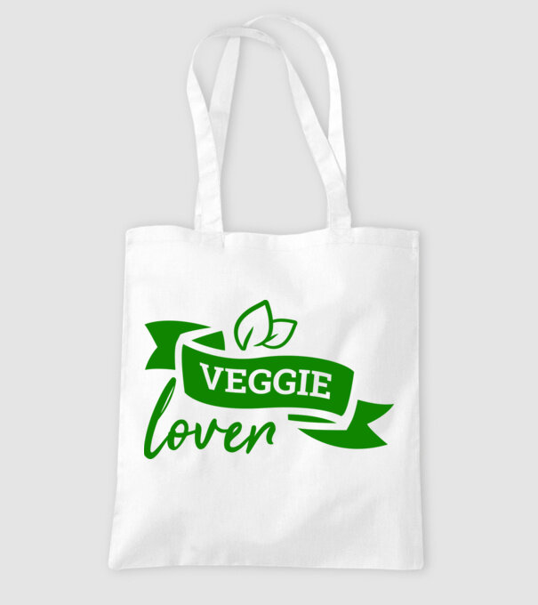 Veggie lover Iubitor de legume model alb pe tricou