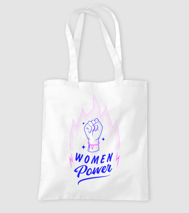 Women Power Ziua Femeii model alb pe tricou