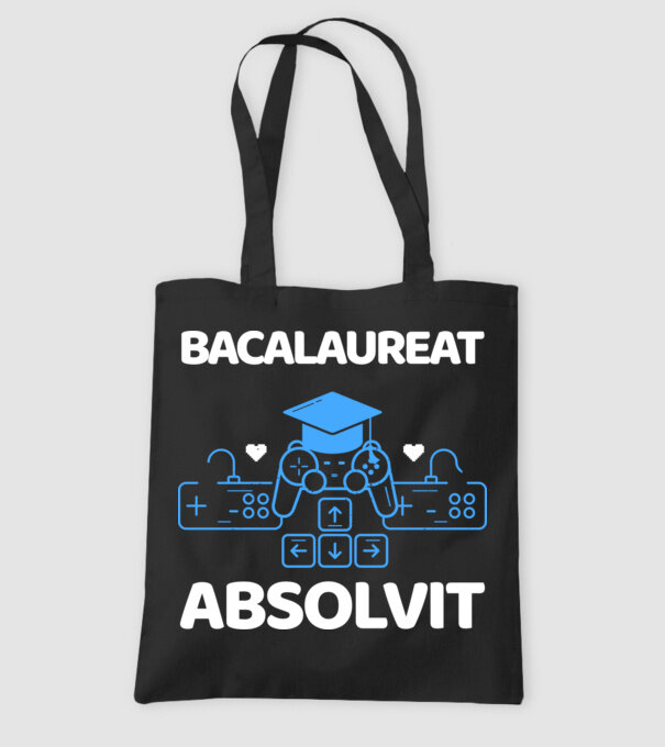 Bacalaureat absolvit model negru pe tricou