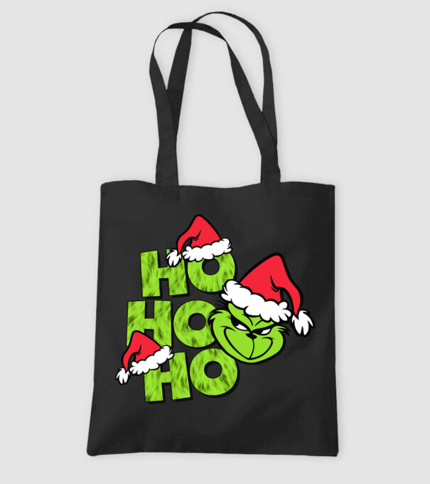 Ho Ho Ho - Grinch model negru pe tricou