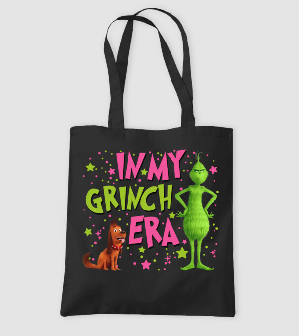 In my Grinch era model negru pe tricou