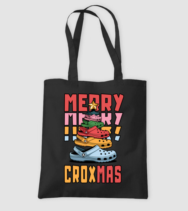 Merry Croxmas  model negru pe tricou