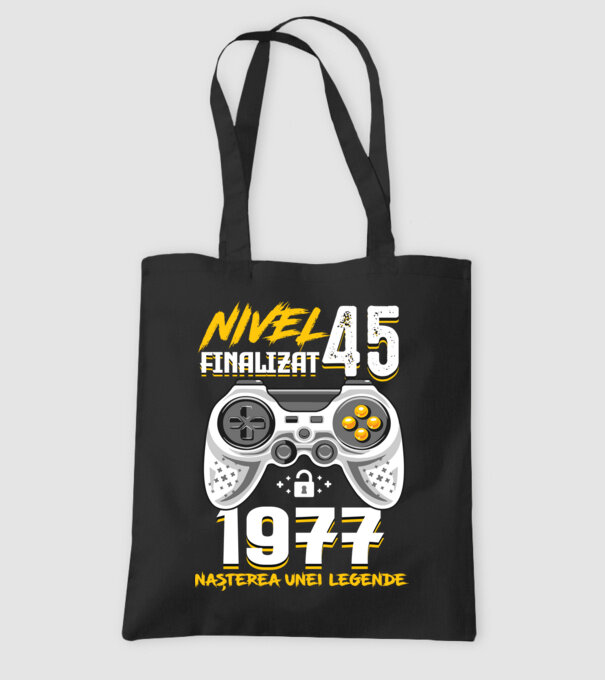 Nivel 45 finalizat. 1977 nașterea unei legende model negru pe tricou