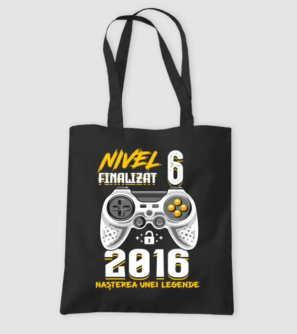Nivel 6 finalizat. 2016 nașterea unei legende model negru pe tricou