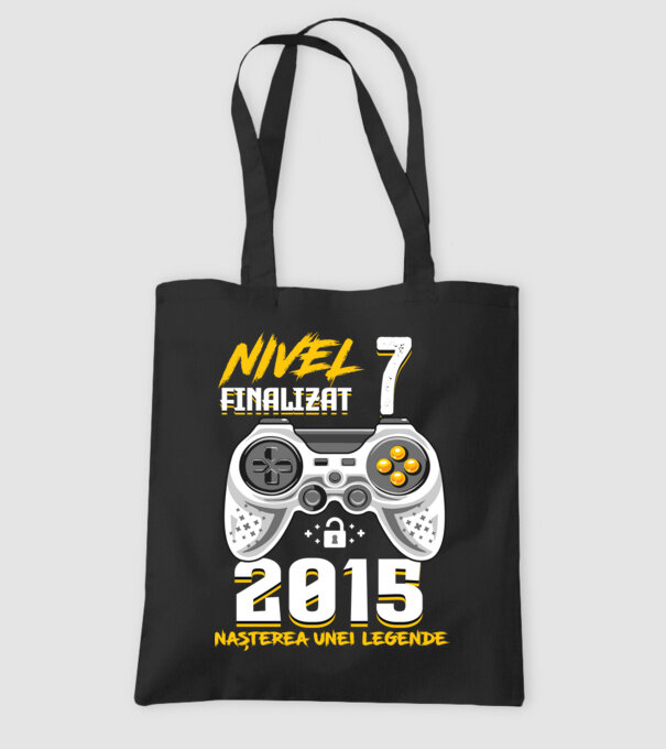 Nivel 7 finalizat. 2015 nașterea unei legende model negru pe tricou