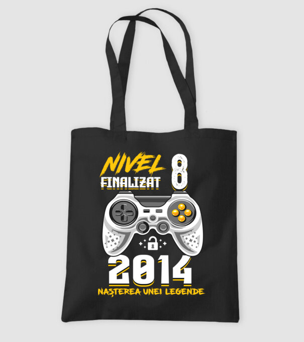 Nivel 8 finalizat. 2014 nașterea unei legende model negru pe tricou