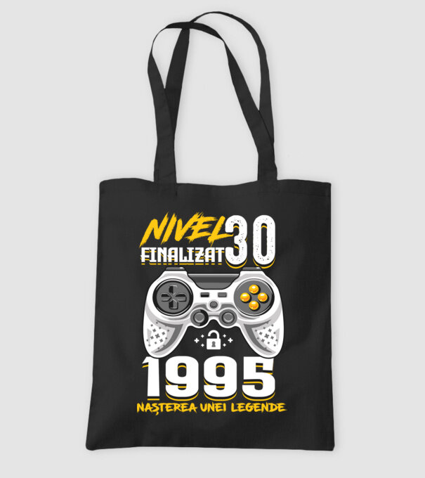 Nivel Finalizat 30 1995 model negru pe tricou