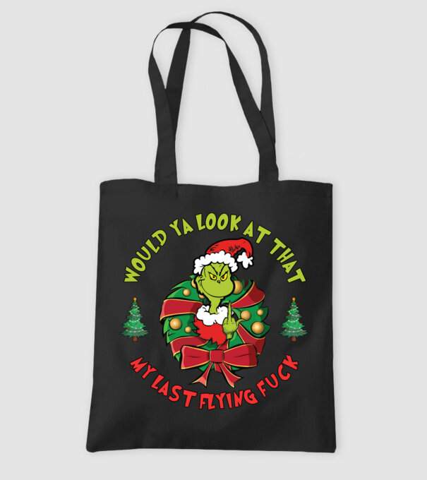 Would ya look at that - Grinch model negru pe tricou
