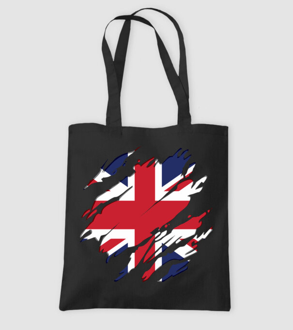 UK Steagul Regatului Unit model negru pe tricou