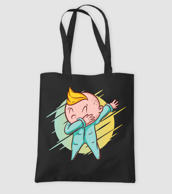 Bebe DAB model negru pe tricou