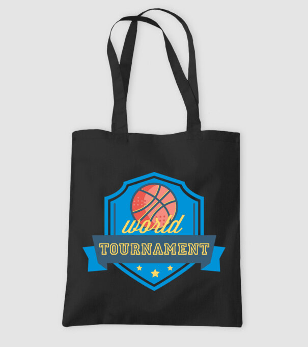 Basketball Tournament model negru pe tricou