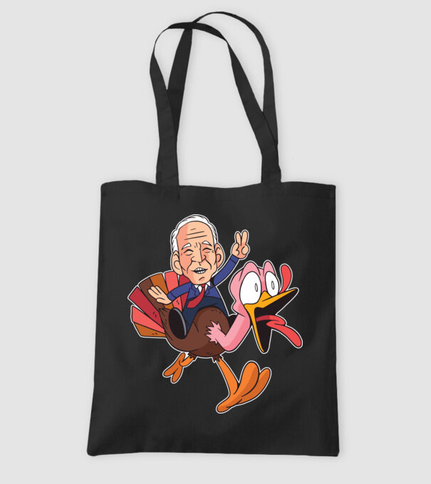 Biden Thanksgiving model negru pe tricou