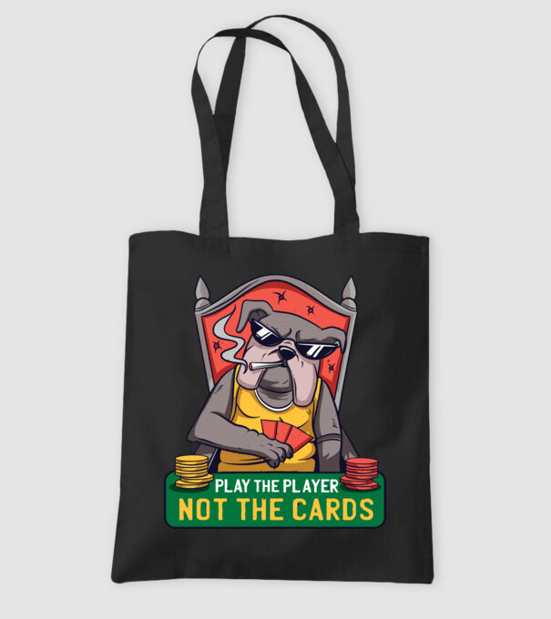 Bulldog Poker model negru pe tricou
