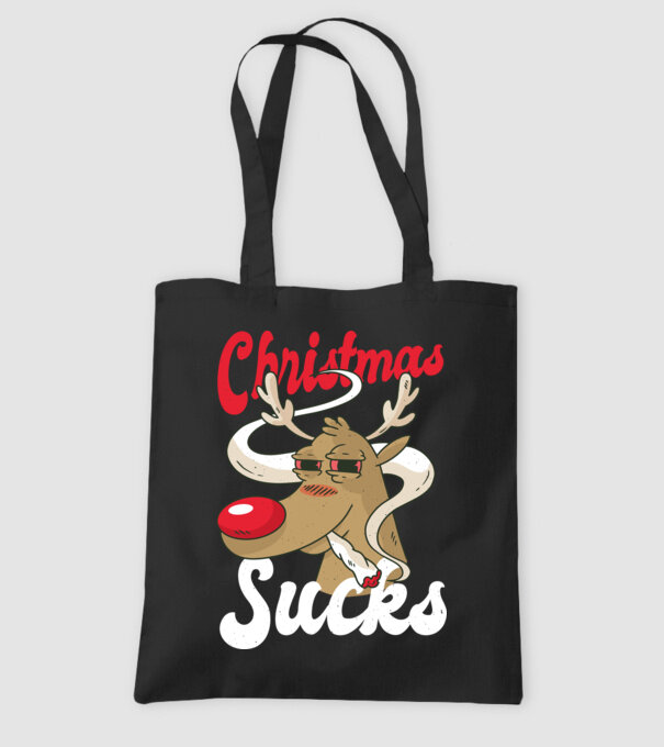 Christmas Sucks - Urăsc Crăciunul Crăciunul model negru pe tricou