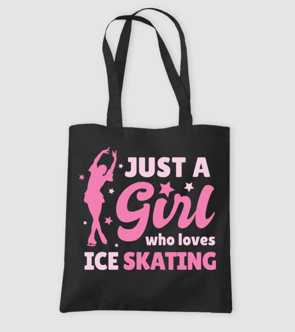 Doar o fată căreia îi place să patineze model negru pe tricou