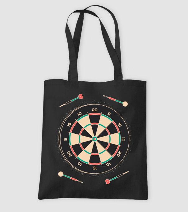 Tablă Darts model negru pe tricou