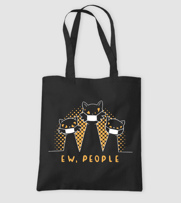 ew, people model negru pe tricou