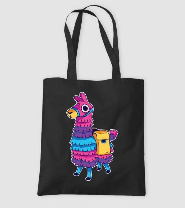 Fortnite LLama - Tricou gamer cu lama model negru pe tricou