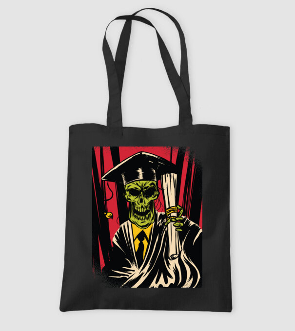 Proaspăt absolvent Absolvire model negru pe tricou