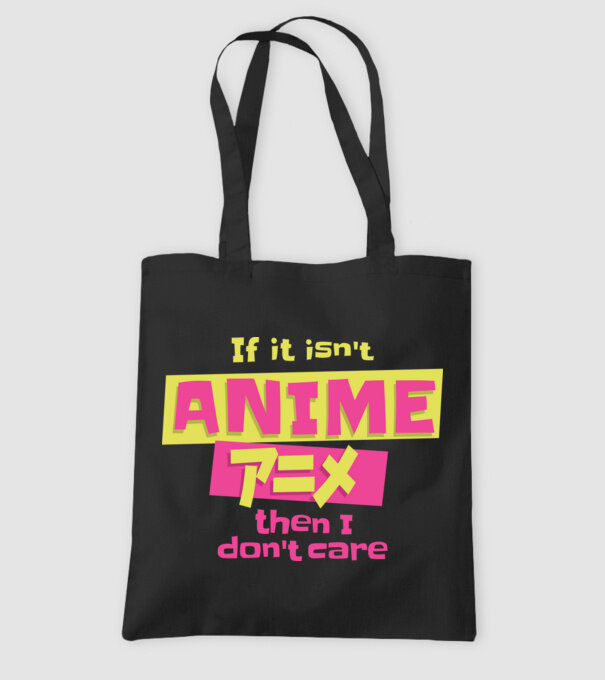 Dacă nu va fi Anime, atunci nici nu-mi pasă model negru pe tricou