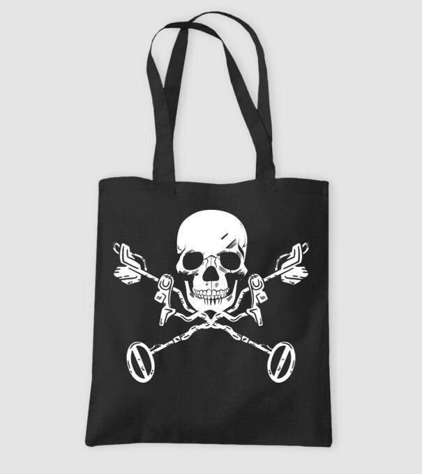 Craniu model negru pe tricou