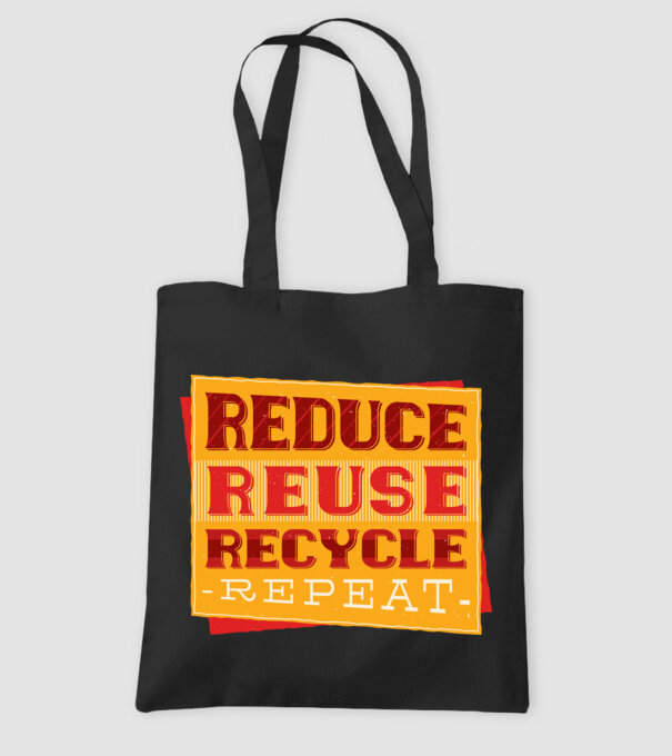 Protecția mediului model negru pe tricou