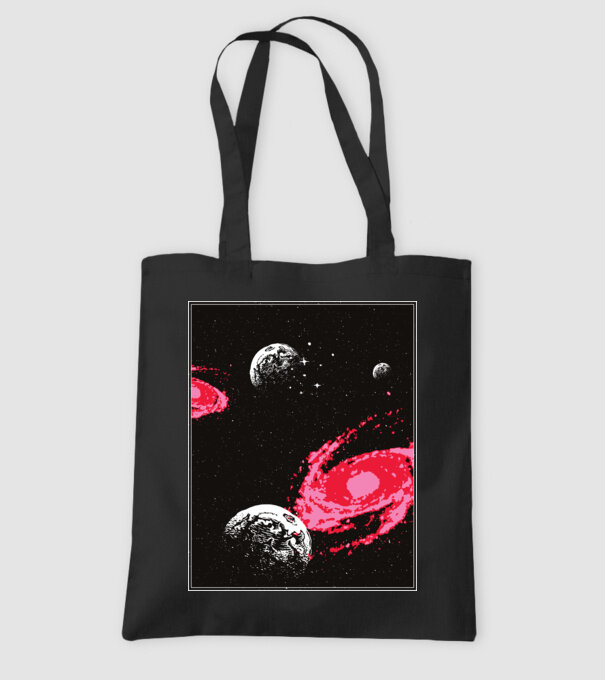 Cosmos Spațiu model negru pe tricou