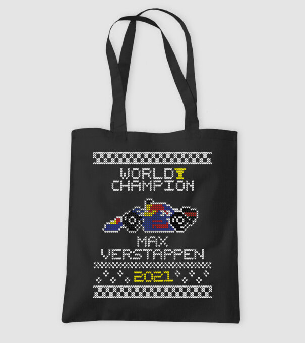 Max Verstappen campion mondial Formula 1 model negru pe tricou
