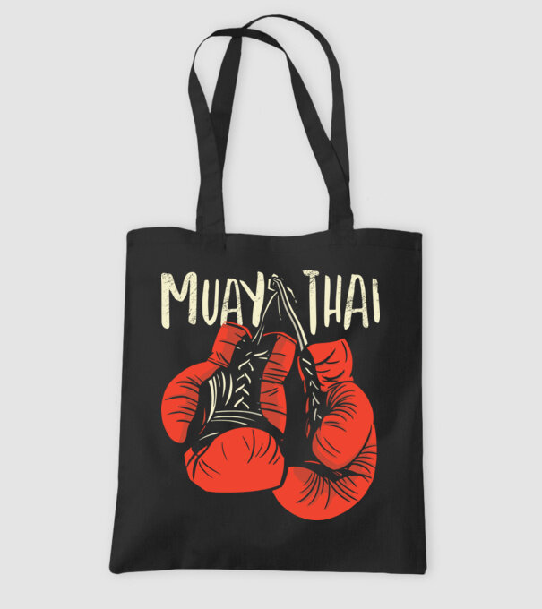 Muay Thai model negru pe tricou