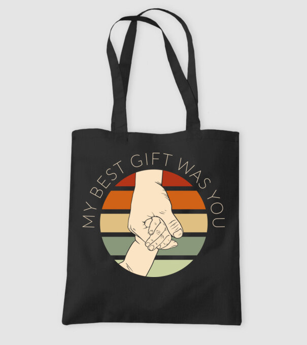 My Best Gift Was You model negru pe tricou