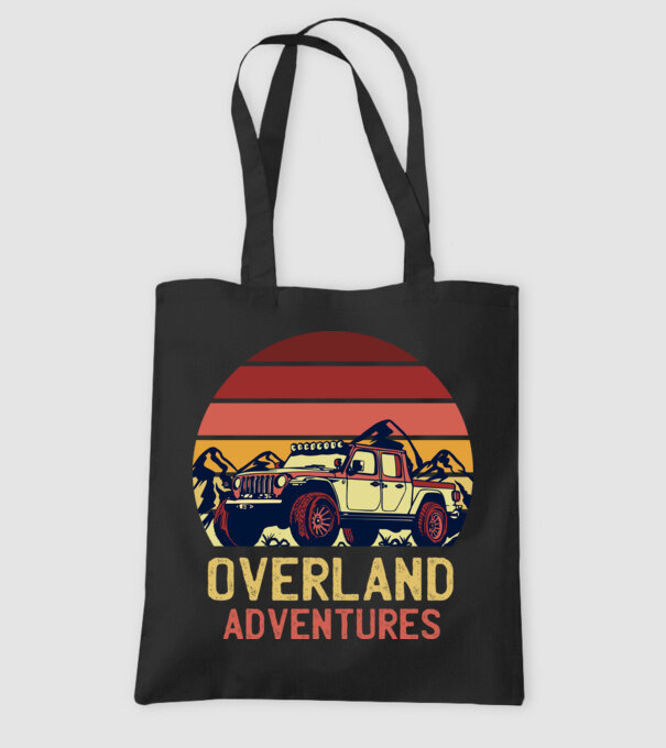 Jeep Retro model negru pe tricou