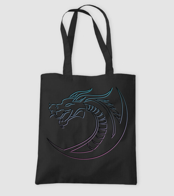 Dragon Tribal model negru pe tricou