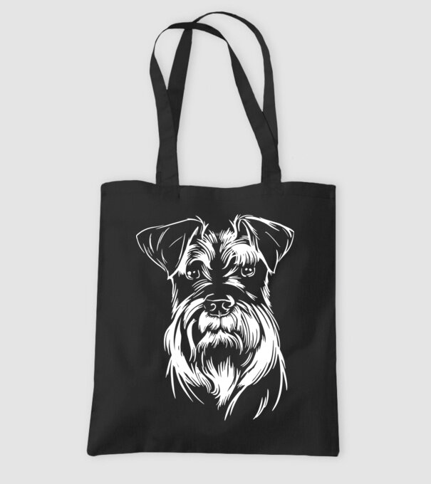 Cap Schnauzer model negru pe tricou