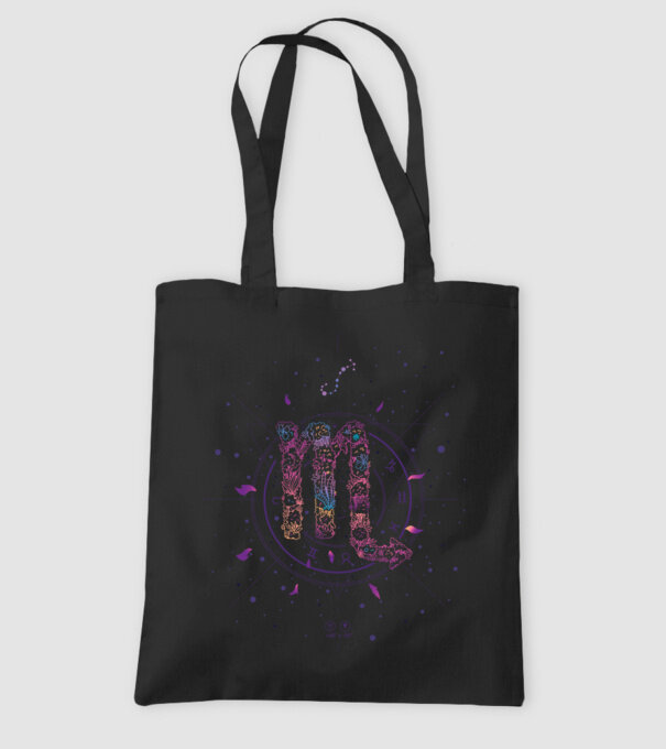 Scorpio Zodiac model negru pe tricou