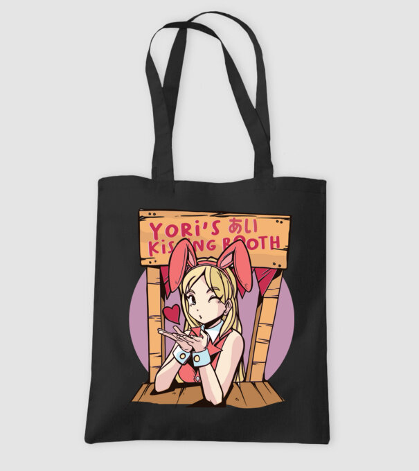 Anime îndrăgostit model negru pe tricou