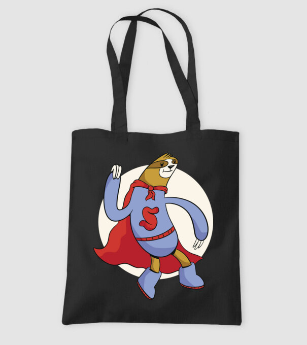 Leneș supererou model negru pe tricou