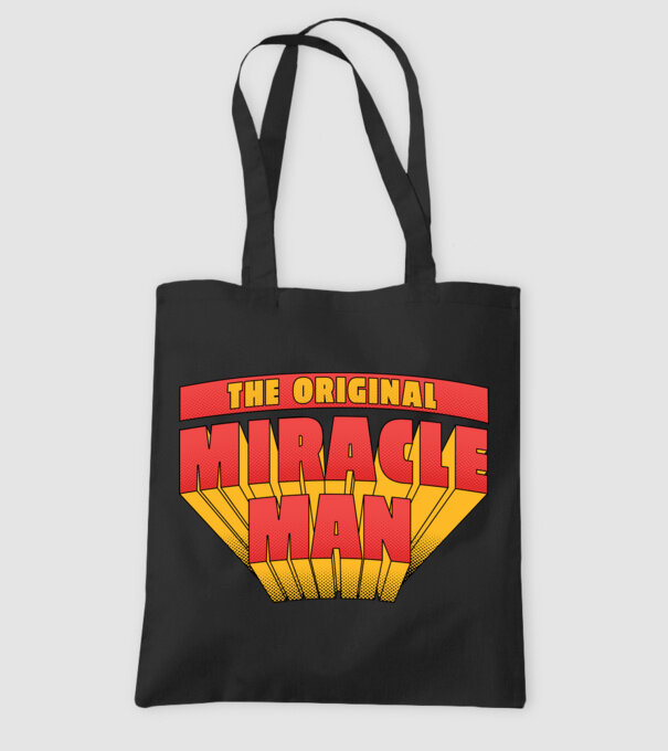 The Original Miracle Man model negru pe tricou