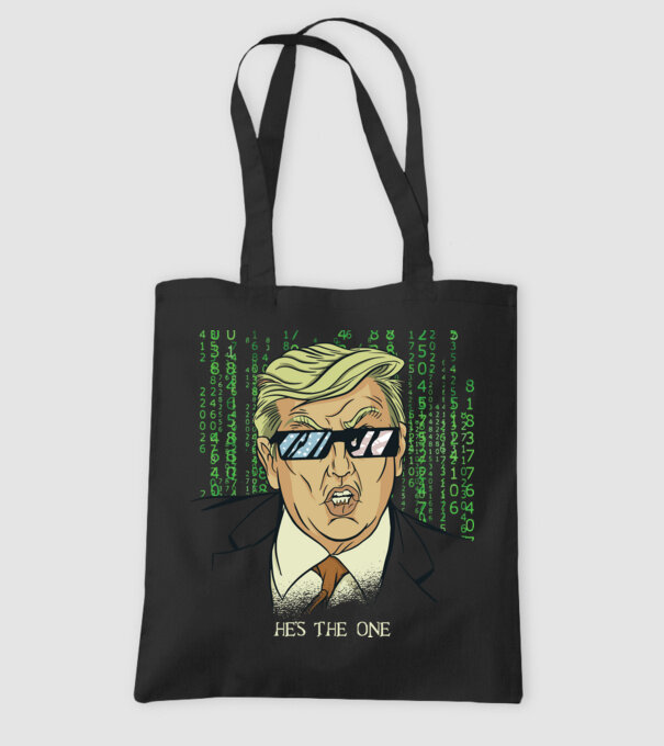 Trump Mátrix model negru pe tricou