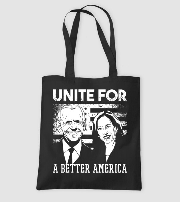 Unite for a better America - Biden Harris model negru pe tricou
